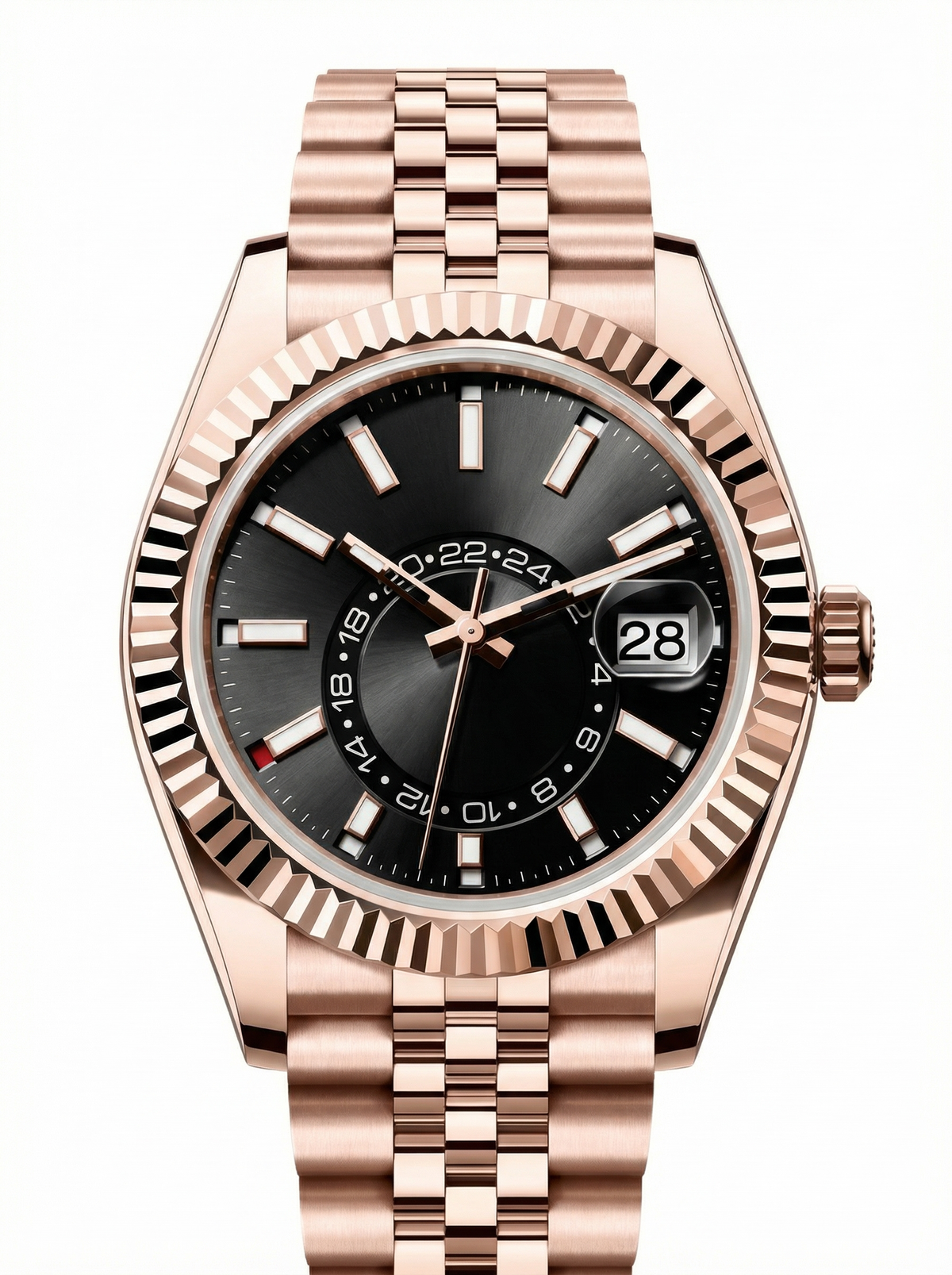 Sky Mod – Two-Tone Rose Gold Black Dial – 41mm – Automatic