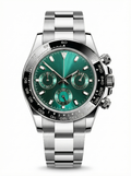 Tona Mod – Steel · Green Dial – 40mm – Chronograph