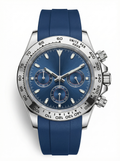 Tona Mod – Steel · Blue Dial · Rubber – 40mm – Chronograph