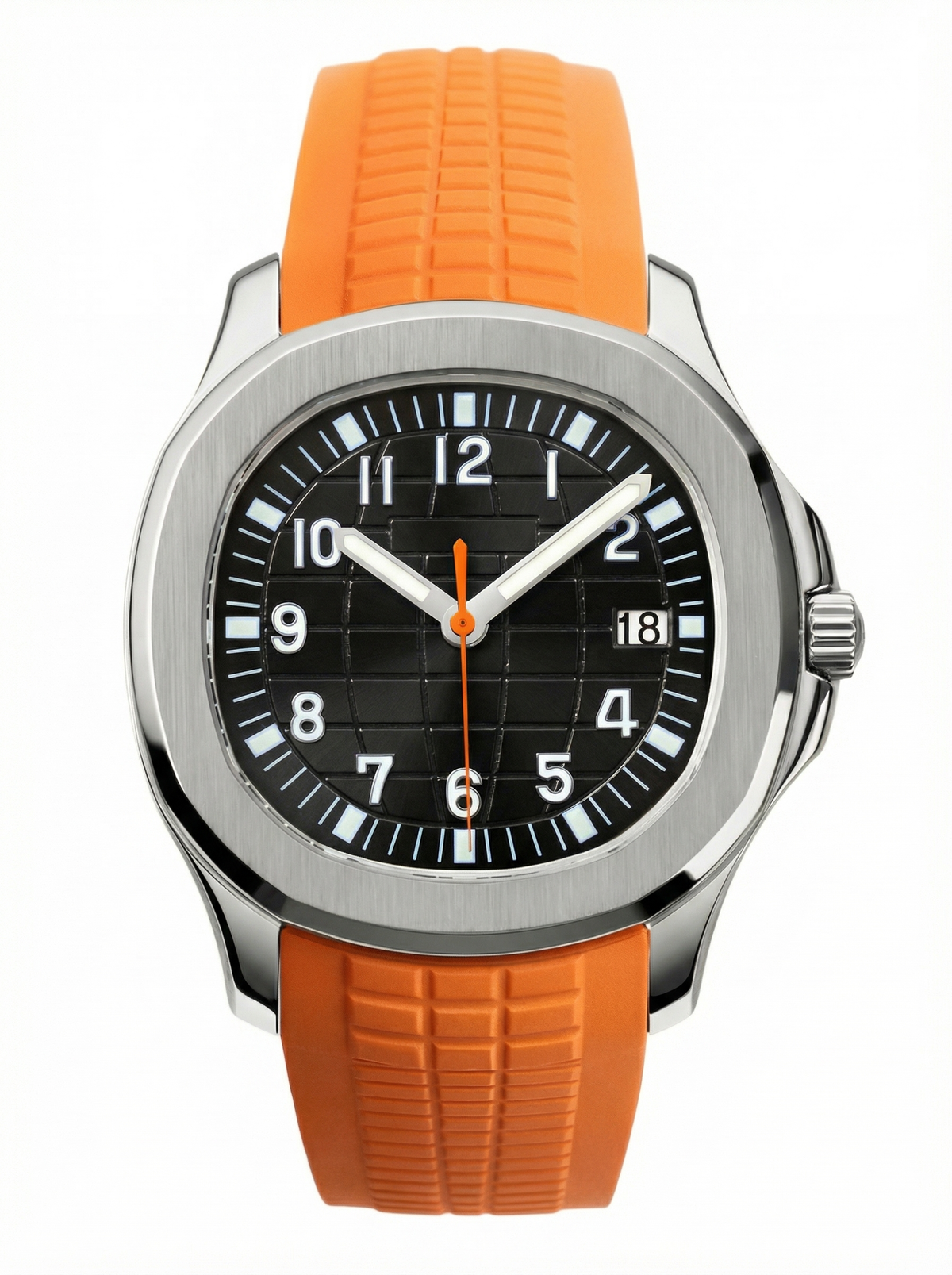 Aqua Mod – Black Dial Orange Accent – 41mm – Automatic