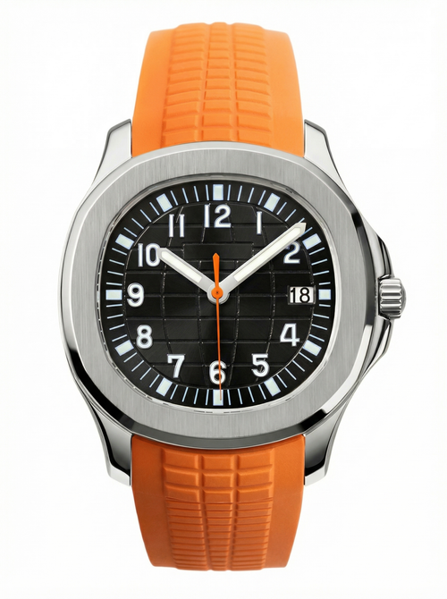 Aqua Mod – Black Dial Orange Accent – 41mm – Automatic
