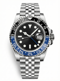GMT Mod – Steel · Blue-Red Bezel – 40mm – Automatic GMT