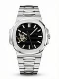 Naut Mod – Steel · Black Open-Heart Dial – 41mm – Automatic