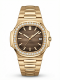 Naut Mod – Gold · Diamond Bezel · Brown Dial – 41mm – Automatic