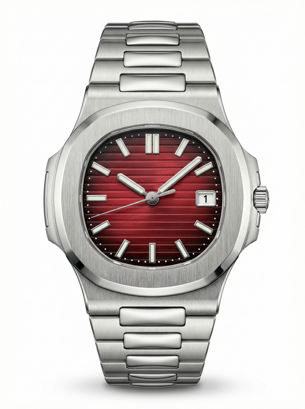 Naut Mod – Steel · Red Dial – 41mm – Automatic