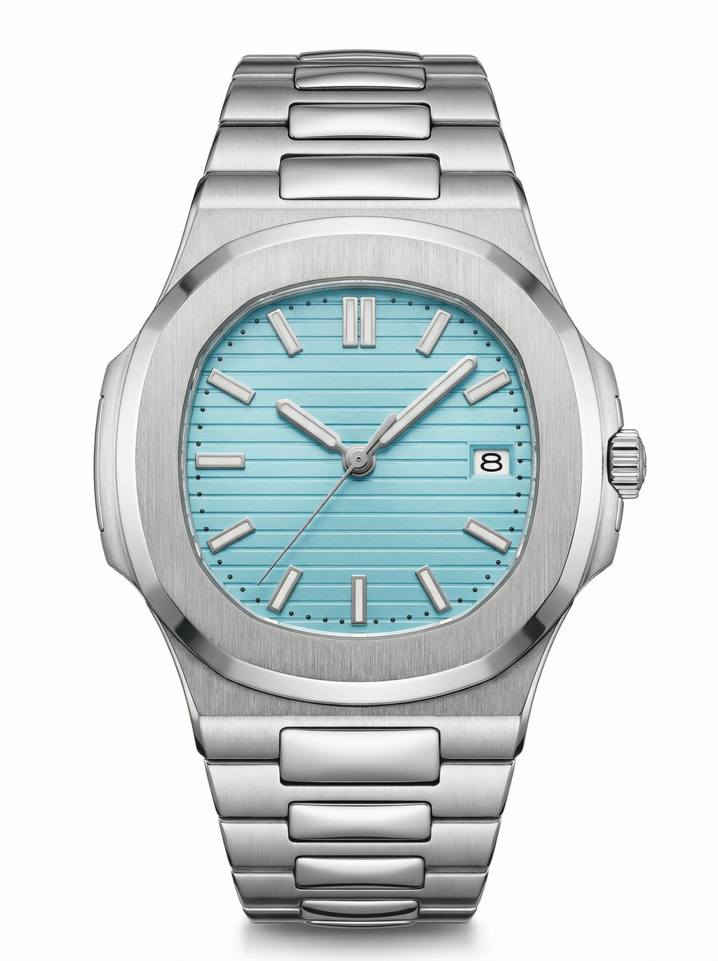 Naut Mod – Steel · Ice-Blue Dial – 41mm – Automatic