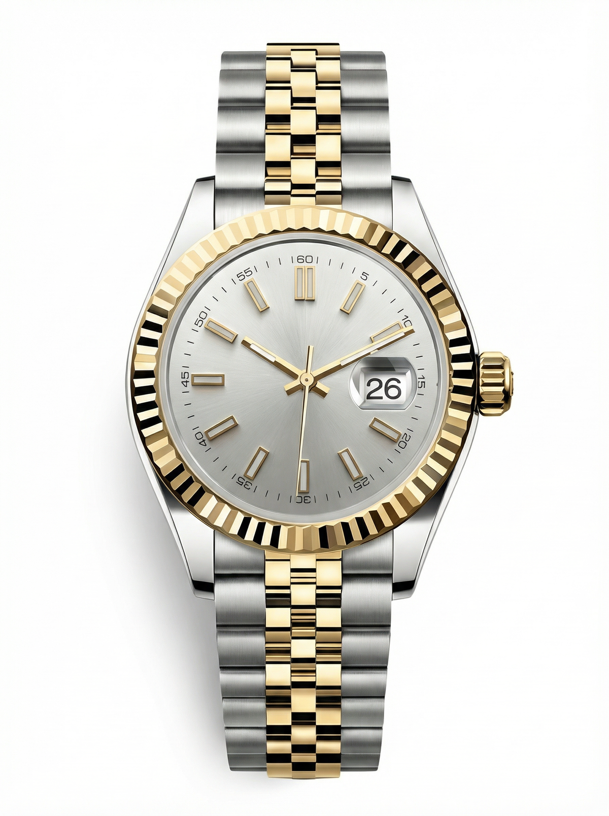 Lady Mod – Two-Tone Gold · Silver Dial – 28mm – Automatic
