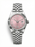 Lady Mod – Steel · Pink Roman Dial – 28mm – Automatic