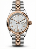 Lady Mod – Two-Tone Rose Gold · White MOP Dial – 28mm – Automatic