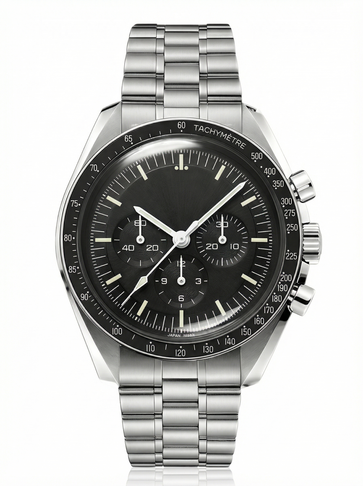 Moon Mod – Black Chronograph · Steel – 42mm – Chronograph