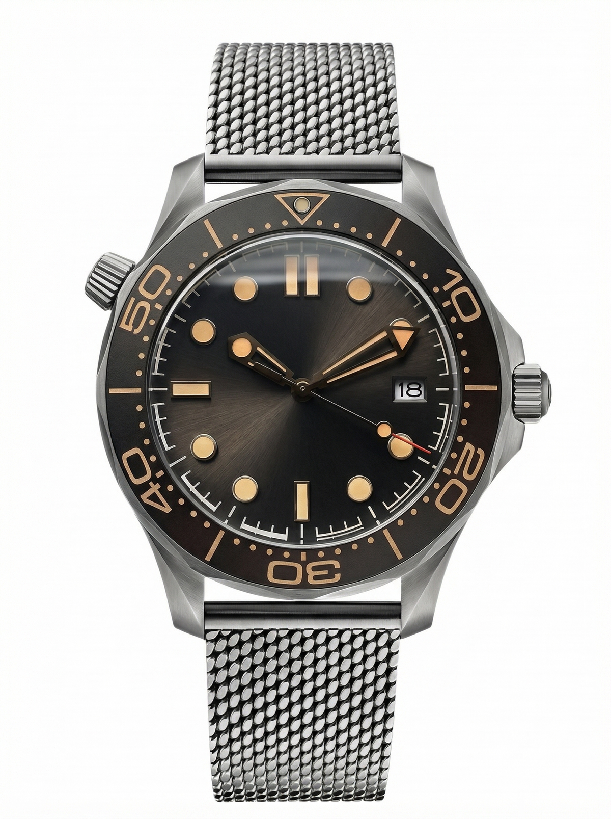 Moon Mod – Brown Gradient Diver · Mesh – 42mm – Automatic