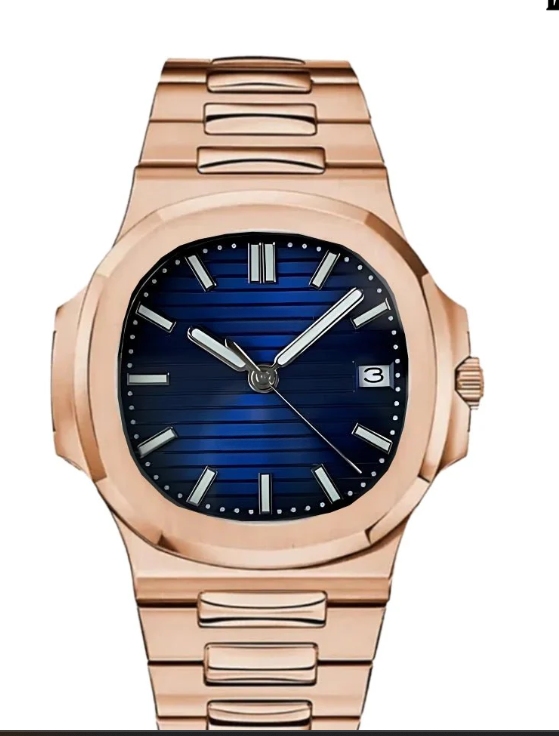 Naut Mod – Rose Gold · Blue Dial – 41mm – Automatic