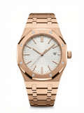 Oak Mod – Rose Gold · White Dial – 41mm – Automatic