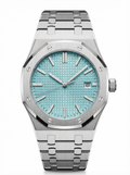 Oak Mod – Steel · Light Blue Chronograph – 41mm – Chronograph