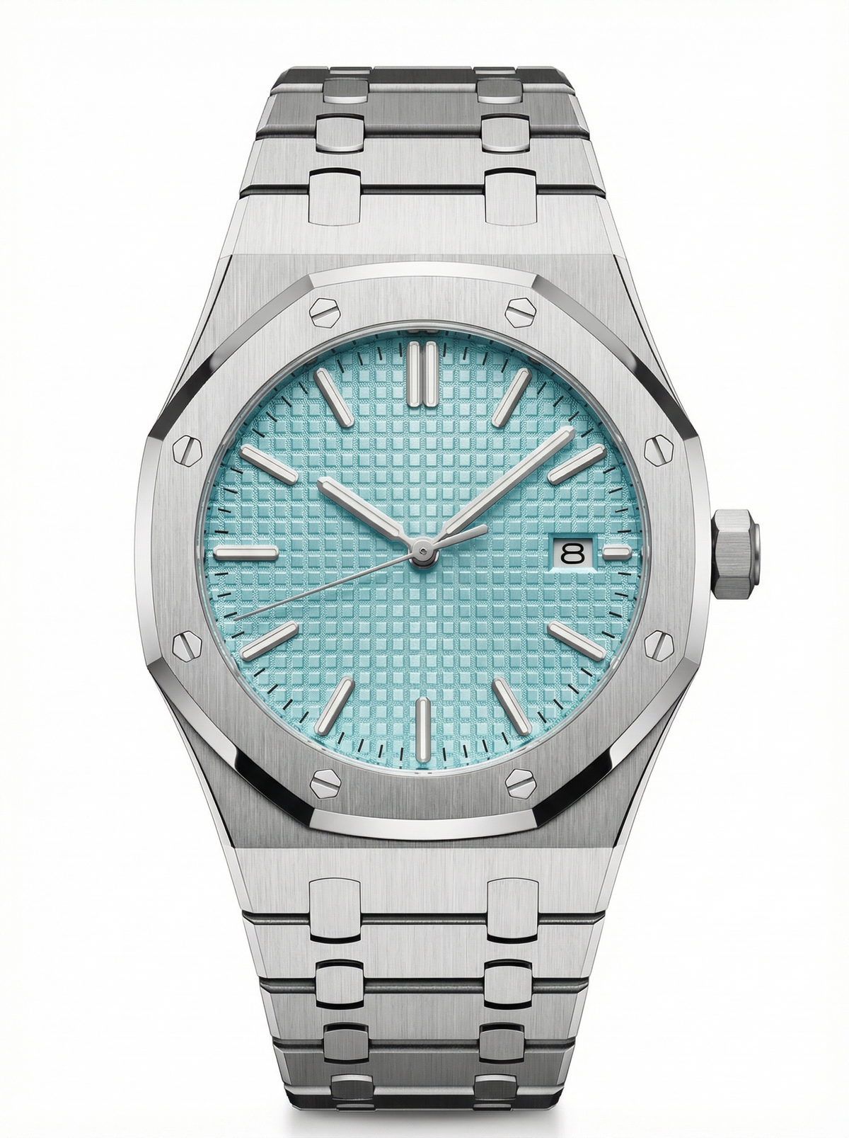 Oak Mod – Steel · Light Blue Chronograph – 41mm – Chronograph