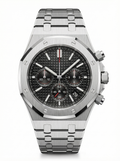 Oak Mod – Steel · Black Chronograph – 41mm – Chronograph