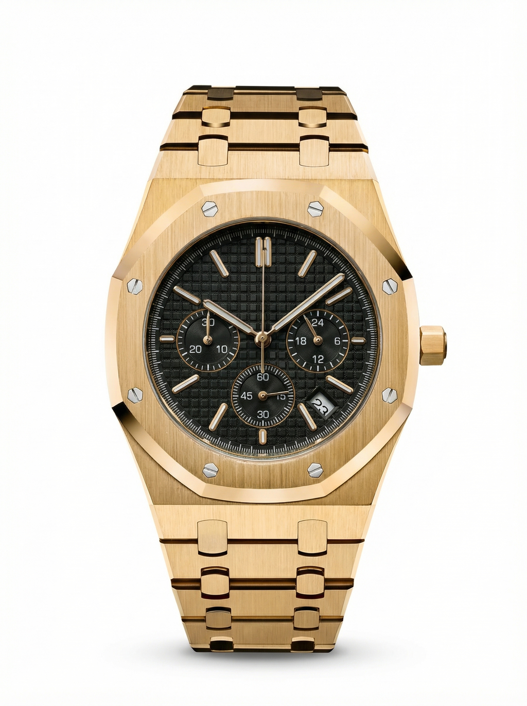 Oak Mod – Gold · Black Skeleton Dial – 41mm – Automatic