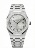 Oak Mod – Steel · Frosted Silver Dial – 41mm – Automatic