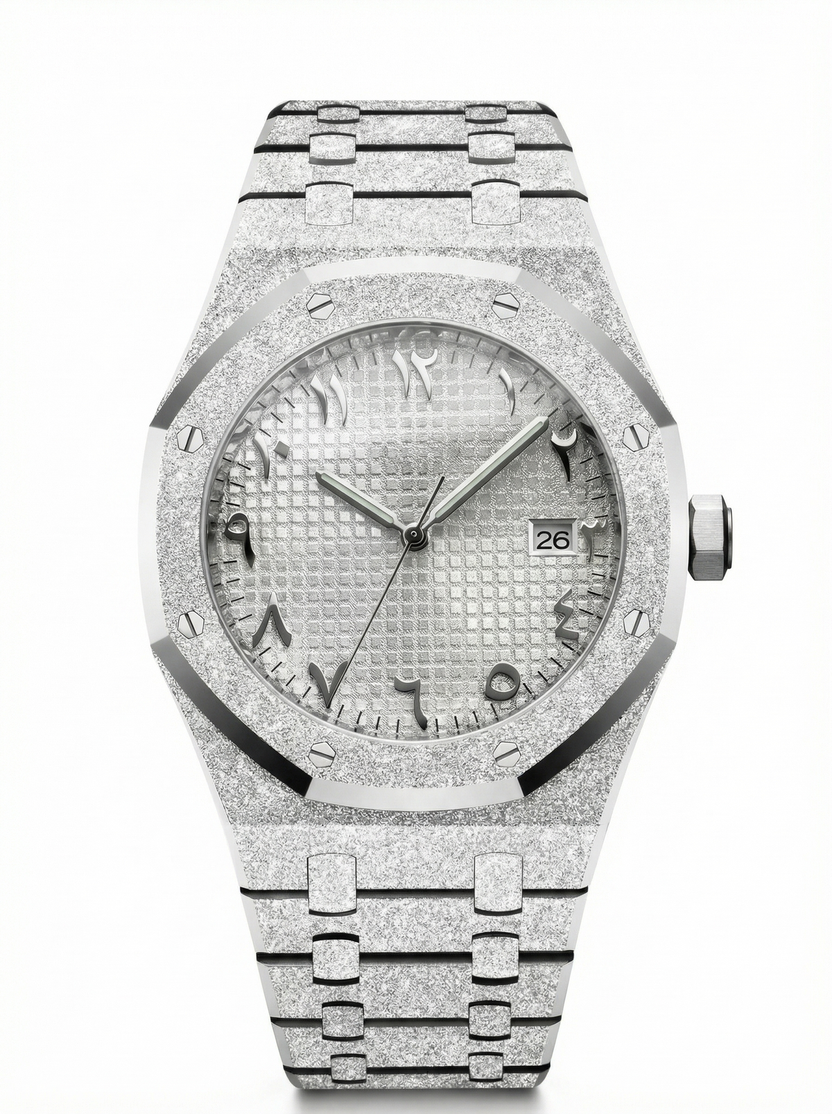 Oak Mod – Steel · Frosted Silver Dial – 41mm – Automatic