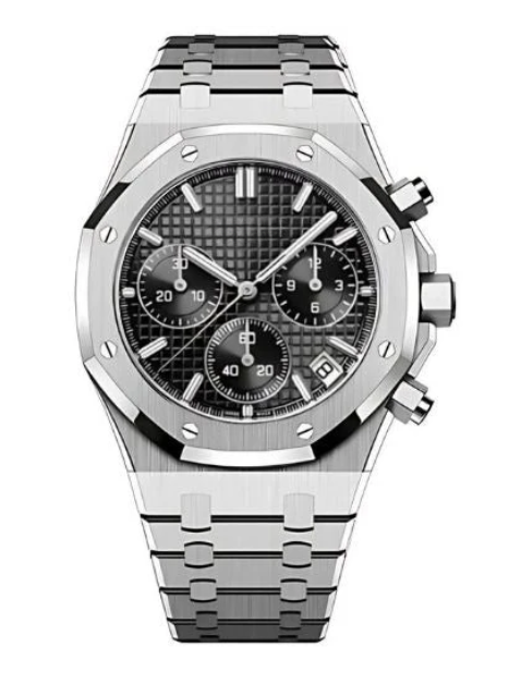 Oak Mod – Steel · Grey Chronograph – 41mm – Chronograph