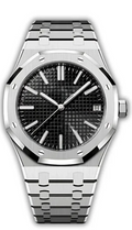 Oak Mod – Steel · Black Tapisserie Dial III – 41mm – Automatic