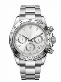 Tona Mod – Steel · Silver Dial – 40mm – Chronograph