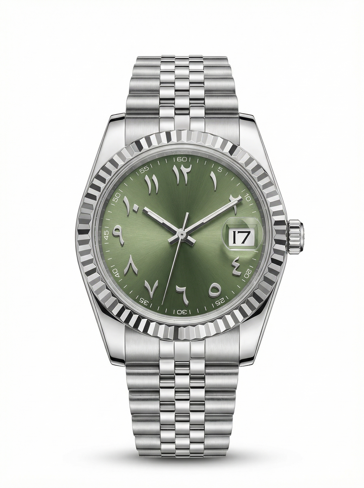 Date Mod – Steel · Green Arabic Dial – 40mm – Automatic