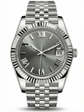Date Mod – Steel · Grey Roman Dial – 40mm – Automatic
