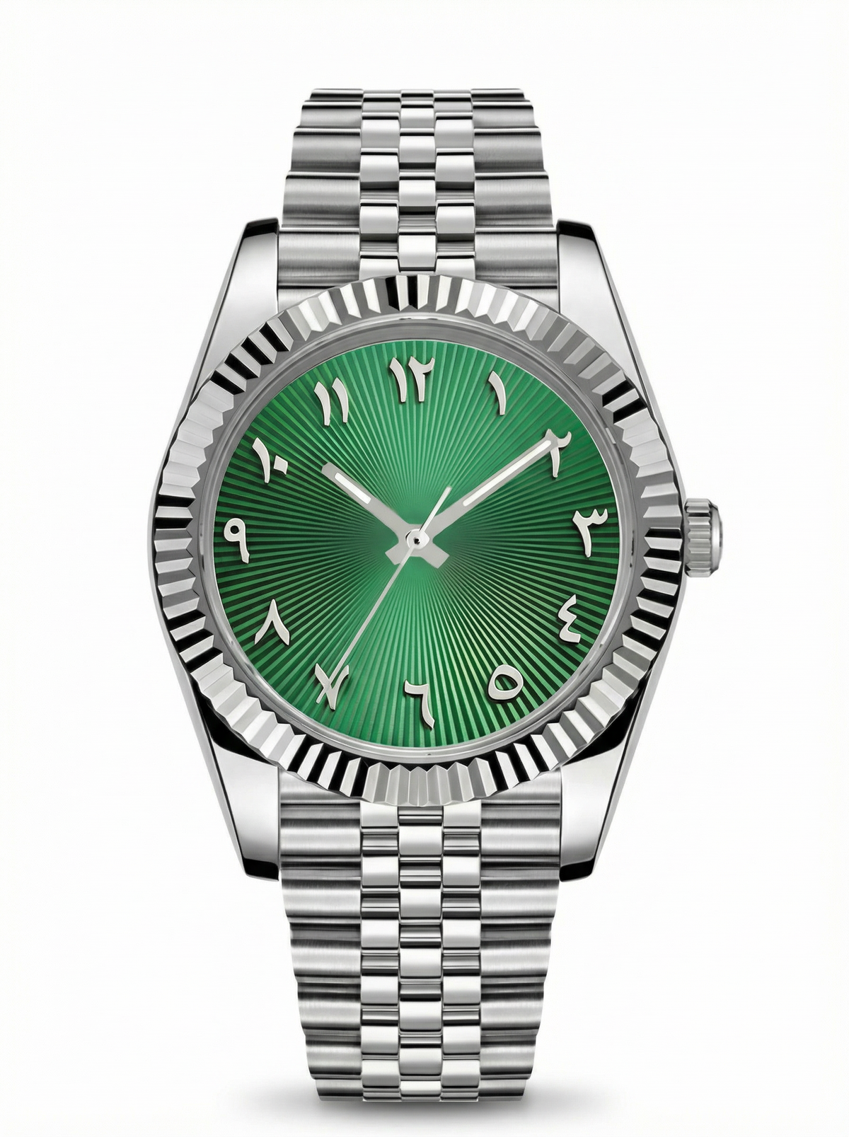 Date Mod – Steel · Green Arabic Dial III – 40mm – Automatic