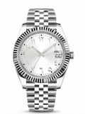 Date Mod – Steel · Silver Roman Dial II – 40mm – Automatic