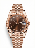 Date Mod – Rose Gold · Brown Diamond Dial – 40mm – Automatic