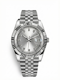 Date Mod – Steel · Silver Diamond Dial – 40mm – Automatic