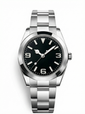 Date Mod – Steel · Black Explorer Dial – 40mm – Automatic
