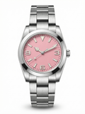 Date Mod – Steel · Pink Dial · Smooth Bezel – 40mm – Automatic