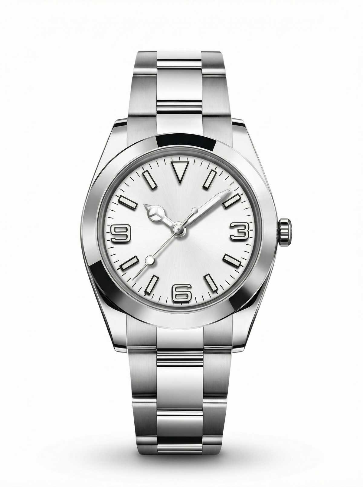 Date Mod – Steel · Silver Explorer Dial – 40mm – Automatic