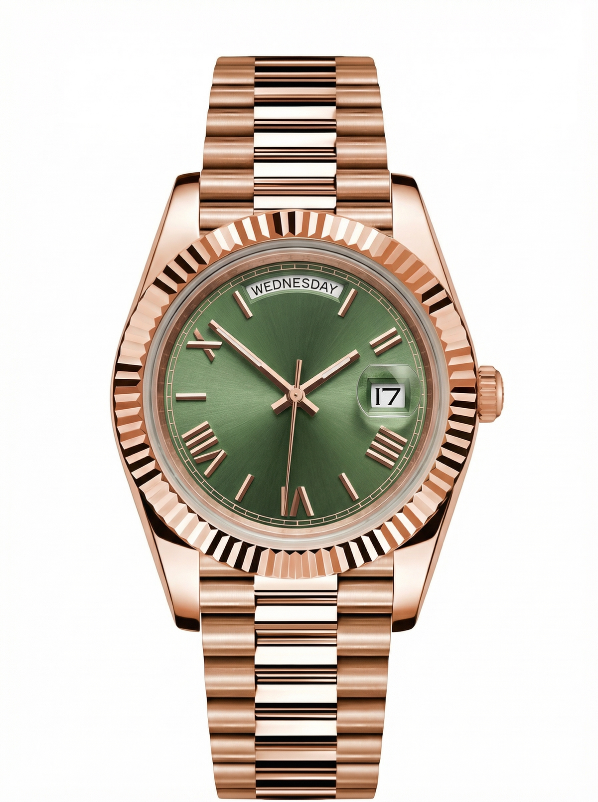 Day Mod – Rose Gold · Green Dial – 40mm – Automatic