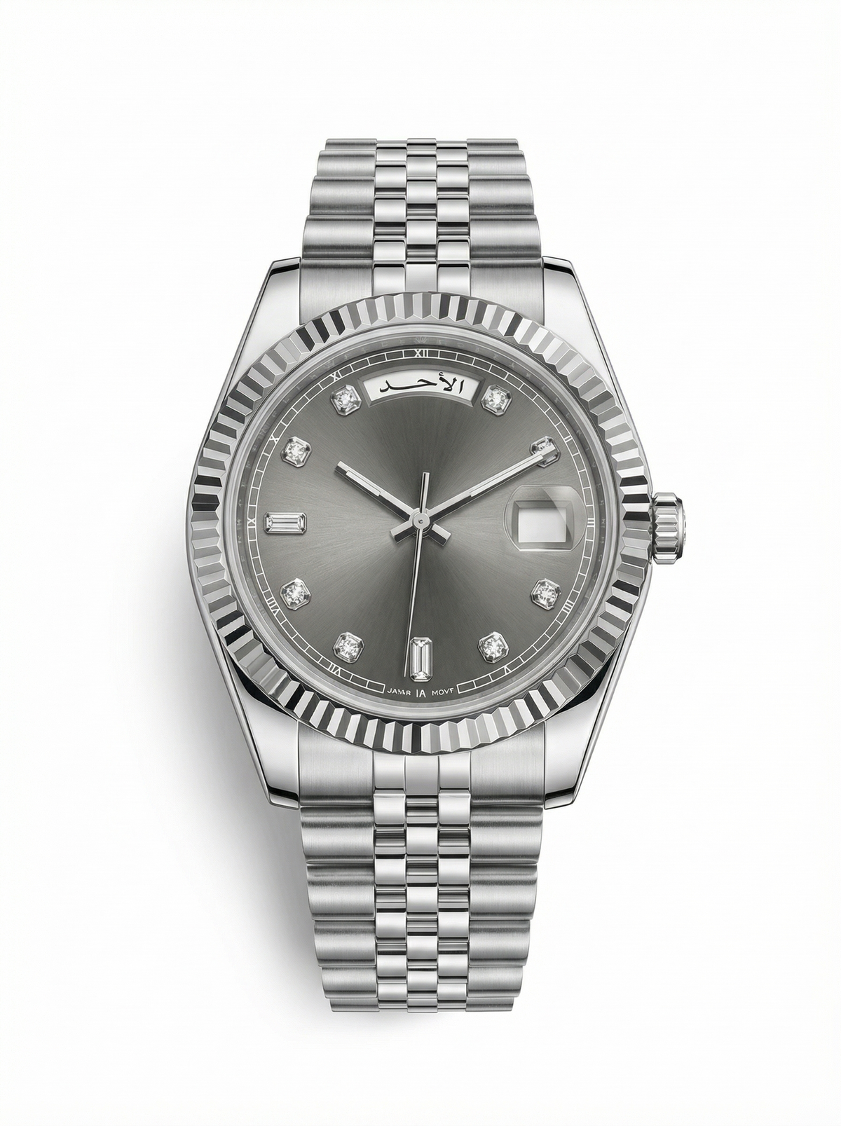 Day Mod – White Gold · Grey Dial – 40mm – Automatic