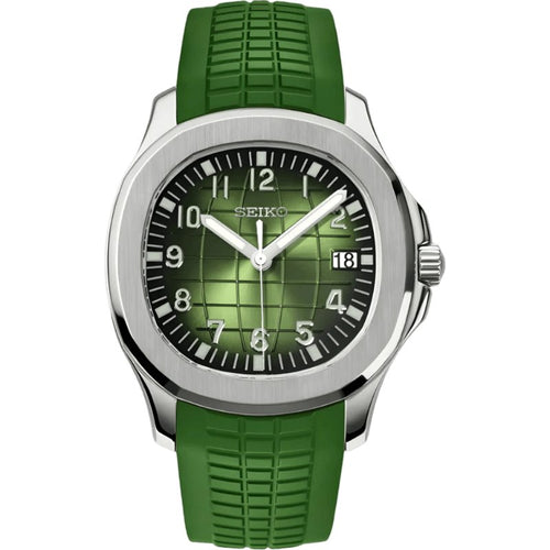 Aqua Mod – Green Dial – 41mm – Automatic — with Seiko logo