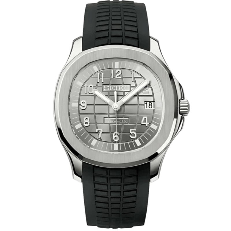 Aqua Mod – Grey Dial – 41mm – Automatic — with Seiko logo