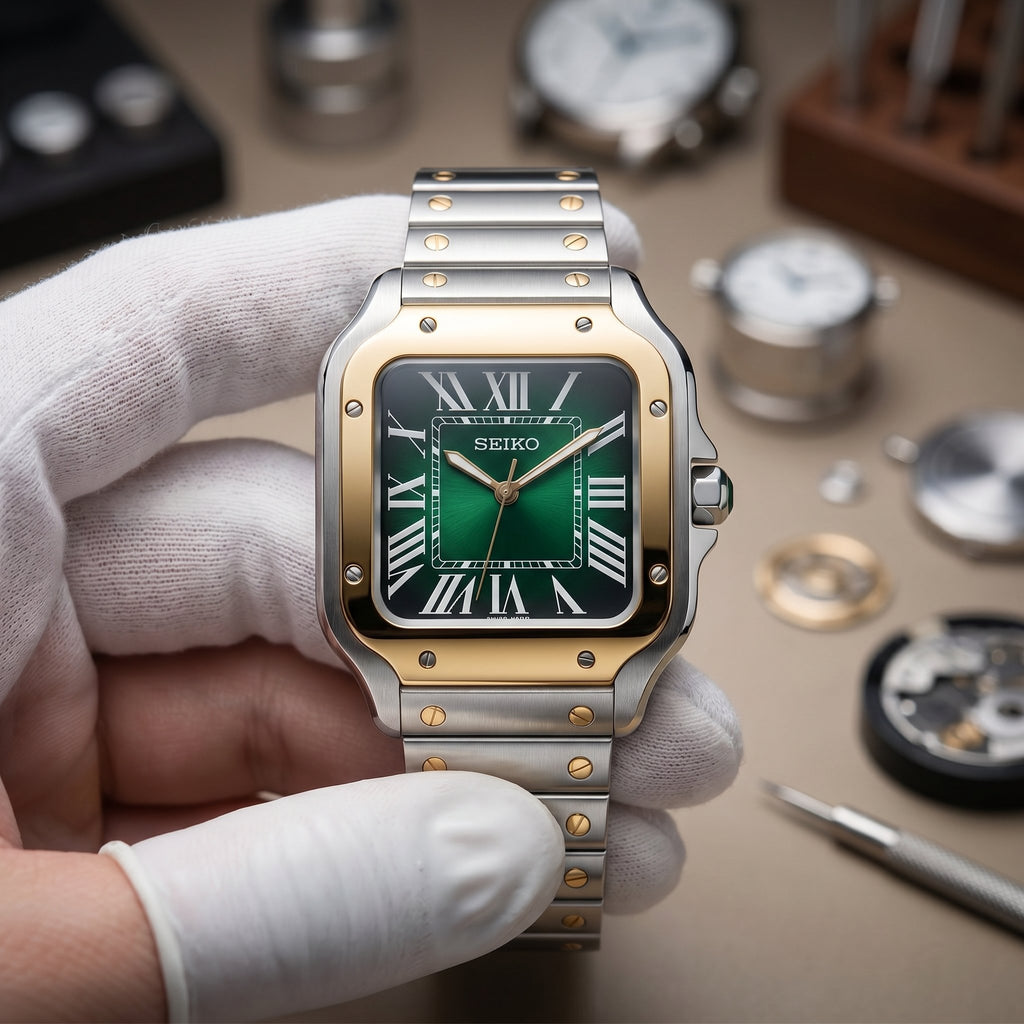 Automatic - 38mm - Steel caseback - close-up detail