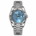 Day Mod – White Gold · Ice-Blue Roman Dial – 40mm – Automatic - without Seiko logo
