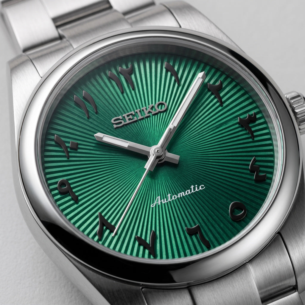 Oyst Mod – Green Dial – 39mm – Automatic – dial detail