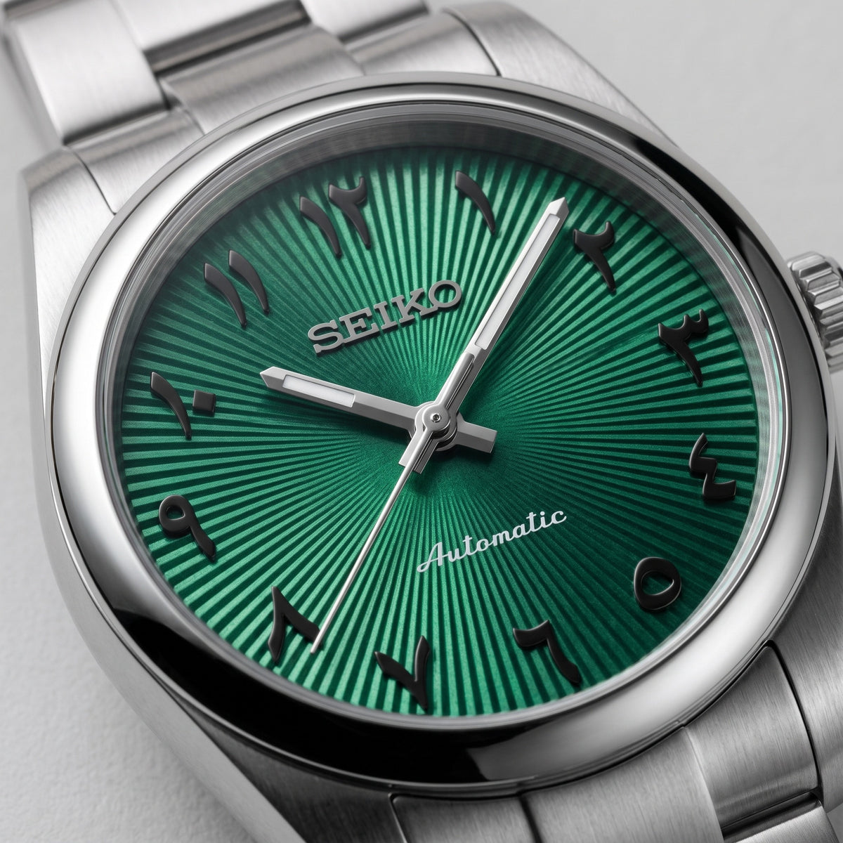 Oyst Mod – Green Dial – 39mm – Automatic – dial detail
