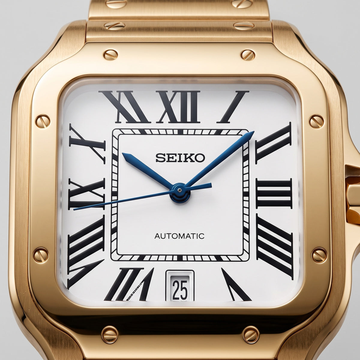 Seiktos Mod – Gold White Dial – 38mm – Automatic – dial detail