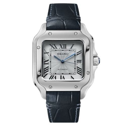 Seiktos Mod – Silver Dial – 38mm – Automatic — with Seiko logo