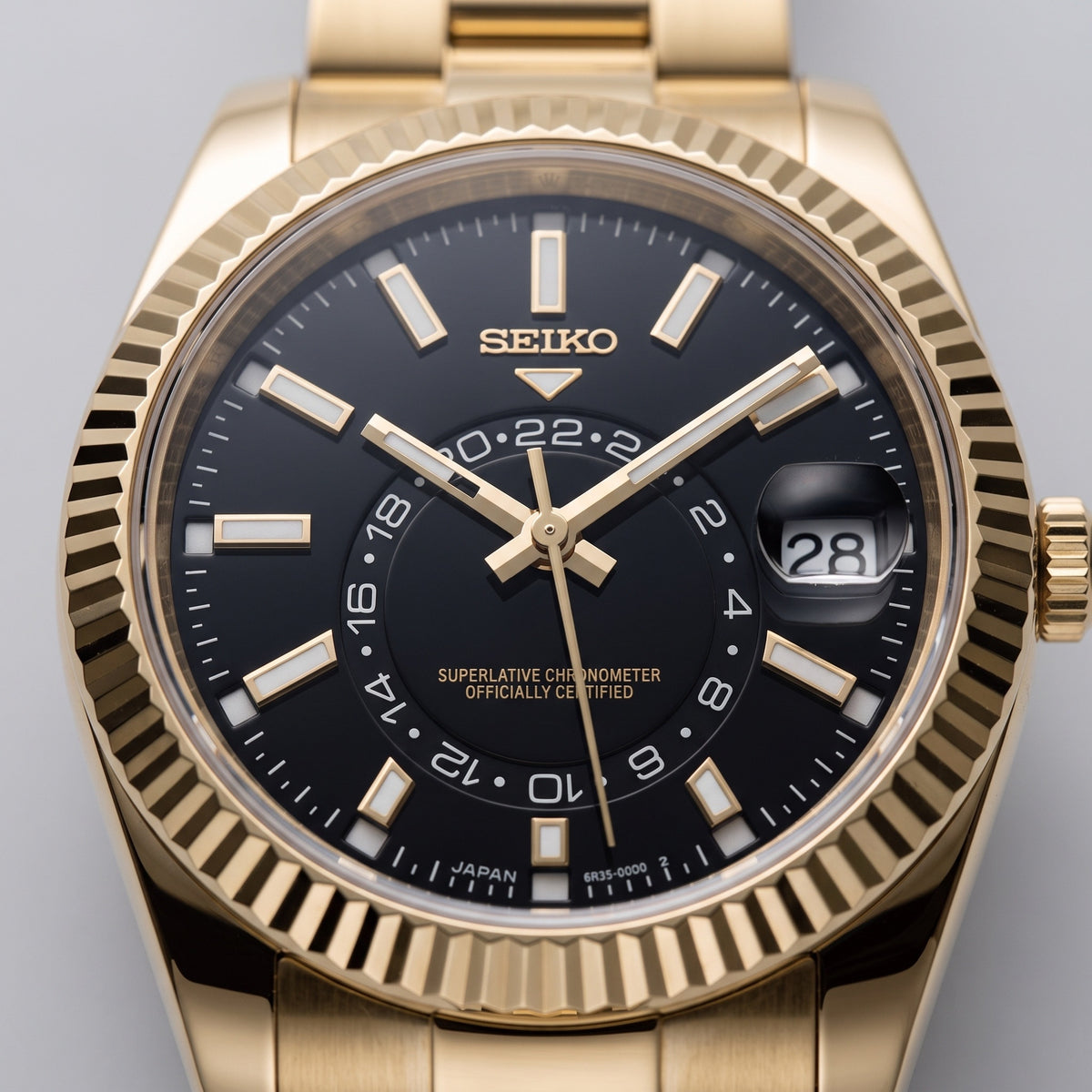 Sky Mod – Gold Black Dial – 41mm – Automatic – dial detail