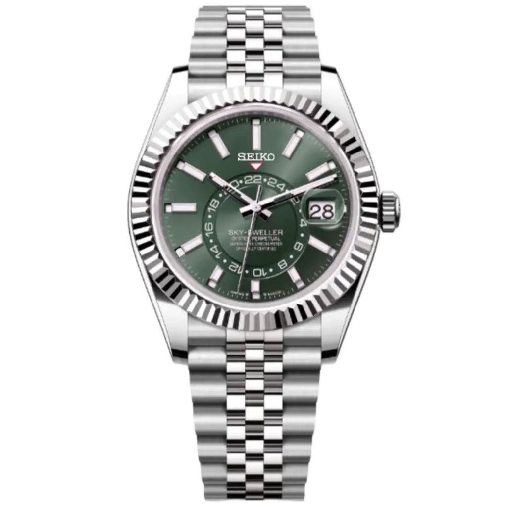 Sky Mod – Green Dial – 41mm – Automatic — with Seiko logo