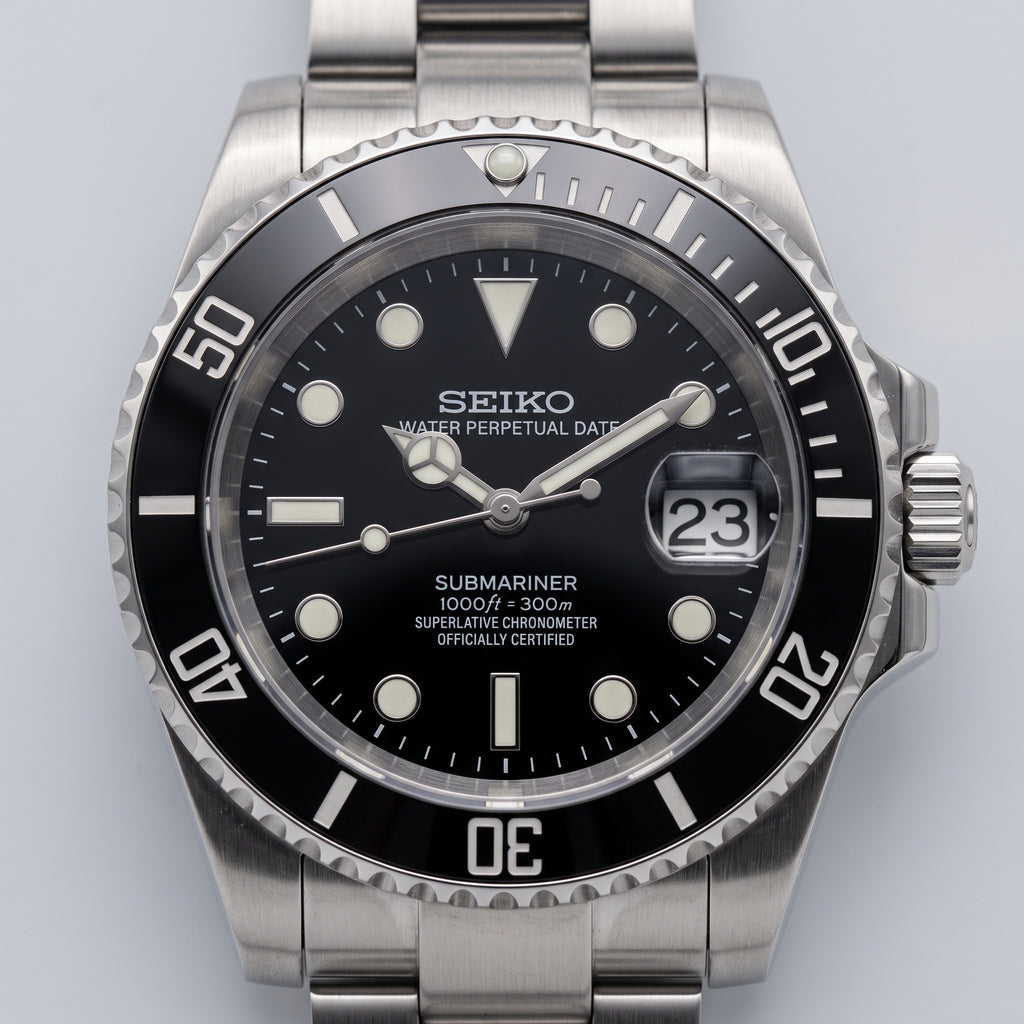 Sub Mod – Black Dial – 40mm – Automatic – dial detail