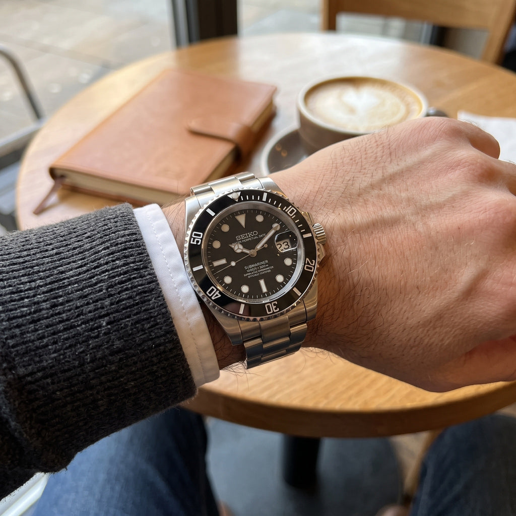 Sub Mod – Black Dial – 40mm – Automatic – on-wrist view