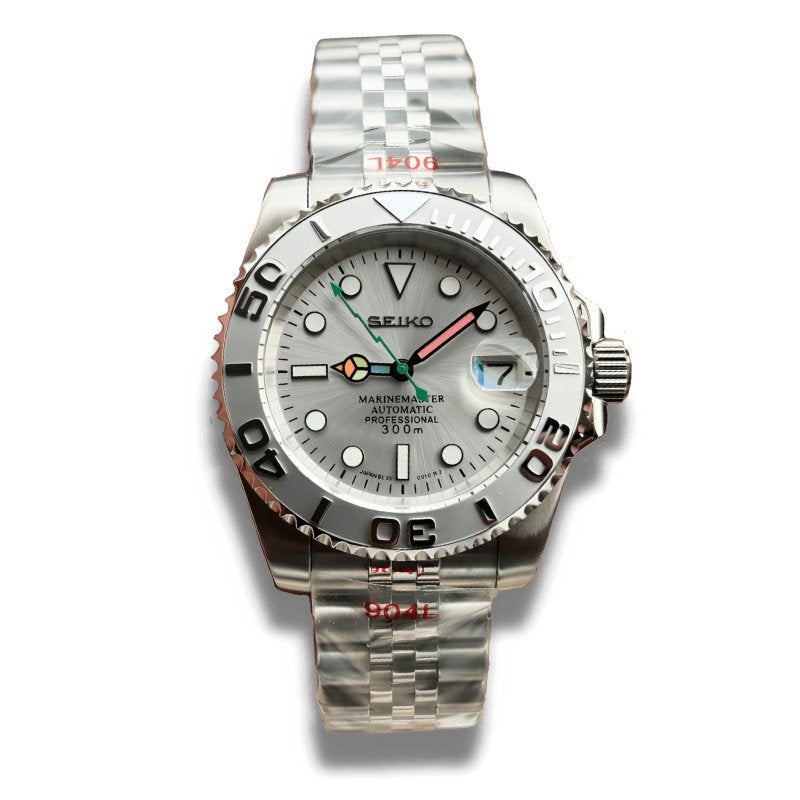 Sub Mod – Platinum Grey Dial – 40mm – Automatic — with Seiko logo